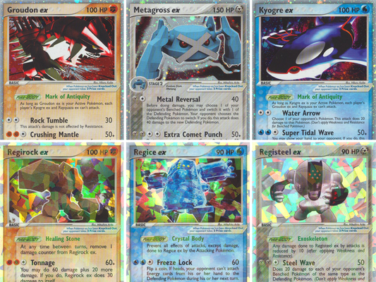 EX Generatie – EX Hidden Legends Pokémon kaarten