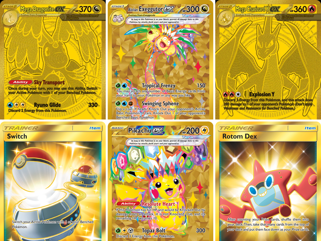 Gold Pokémon kaarten: de complete geschiedenis van Gold Secret Rare en Hyper Rare kaarten