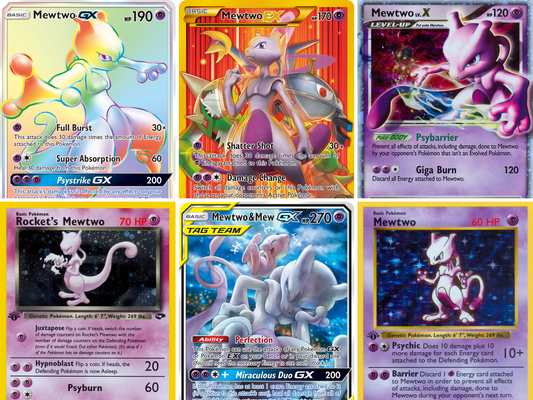Mewtwo Pokémon kaarten: complete gids over de populairste Mewtwo kaarten