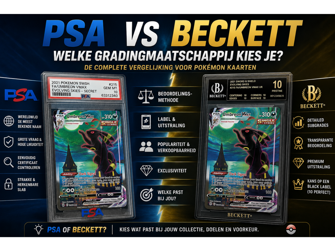 PSA vs Beckett: welke gradingmaatschappij kies je voor jouw Pokémon kaarten?
