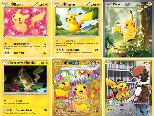 Pikachu Pokémon kaarten: complete gids over de populairste Pikachu kaarten