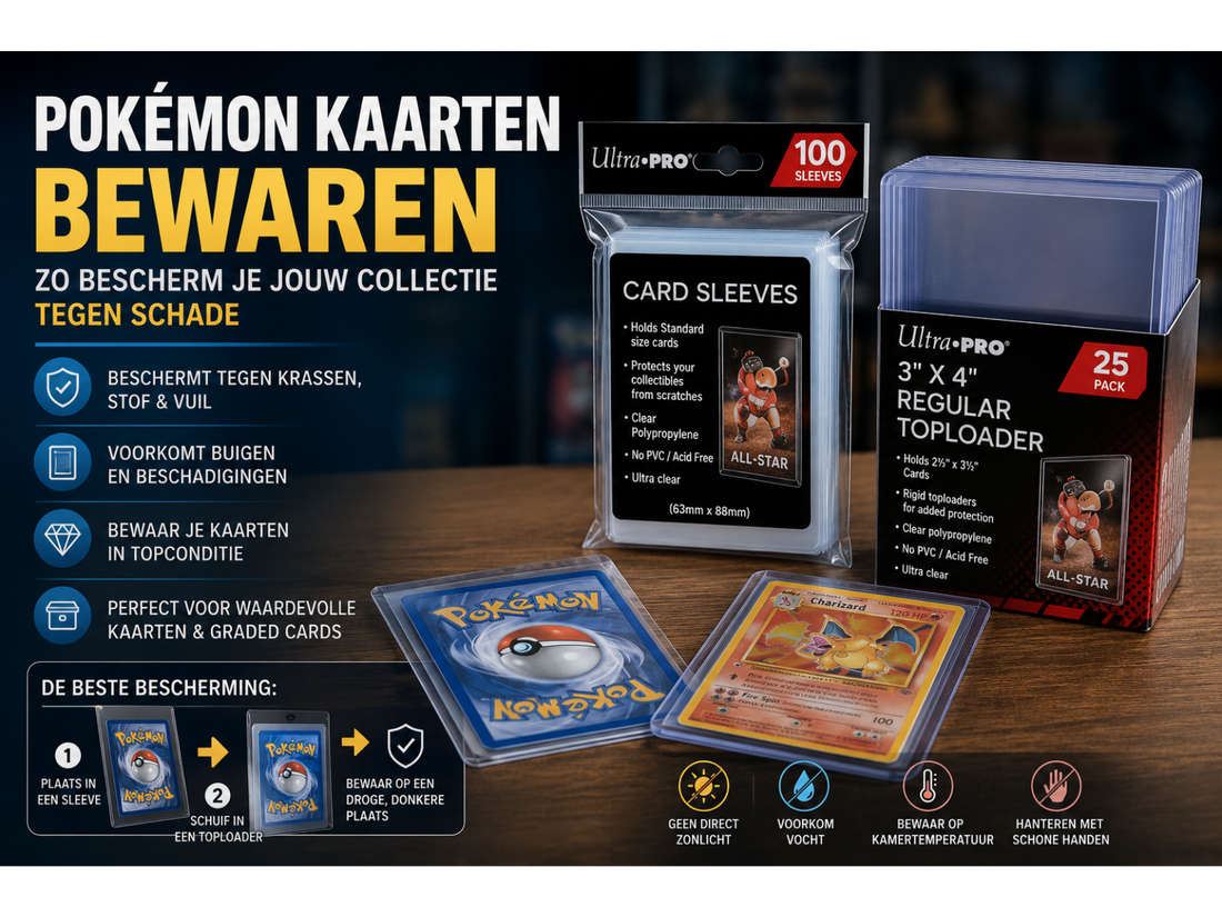Pokémon kaarten bewaren: zo bescherm je jouw collectie tegen schade