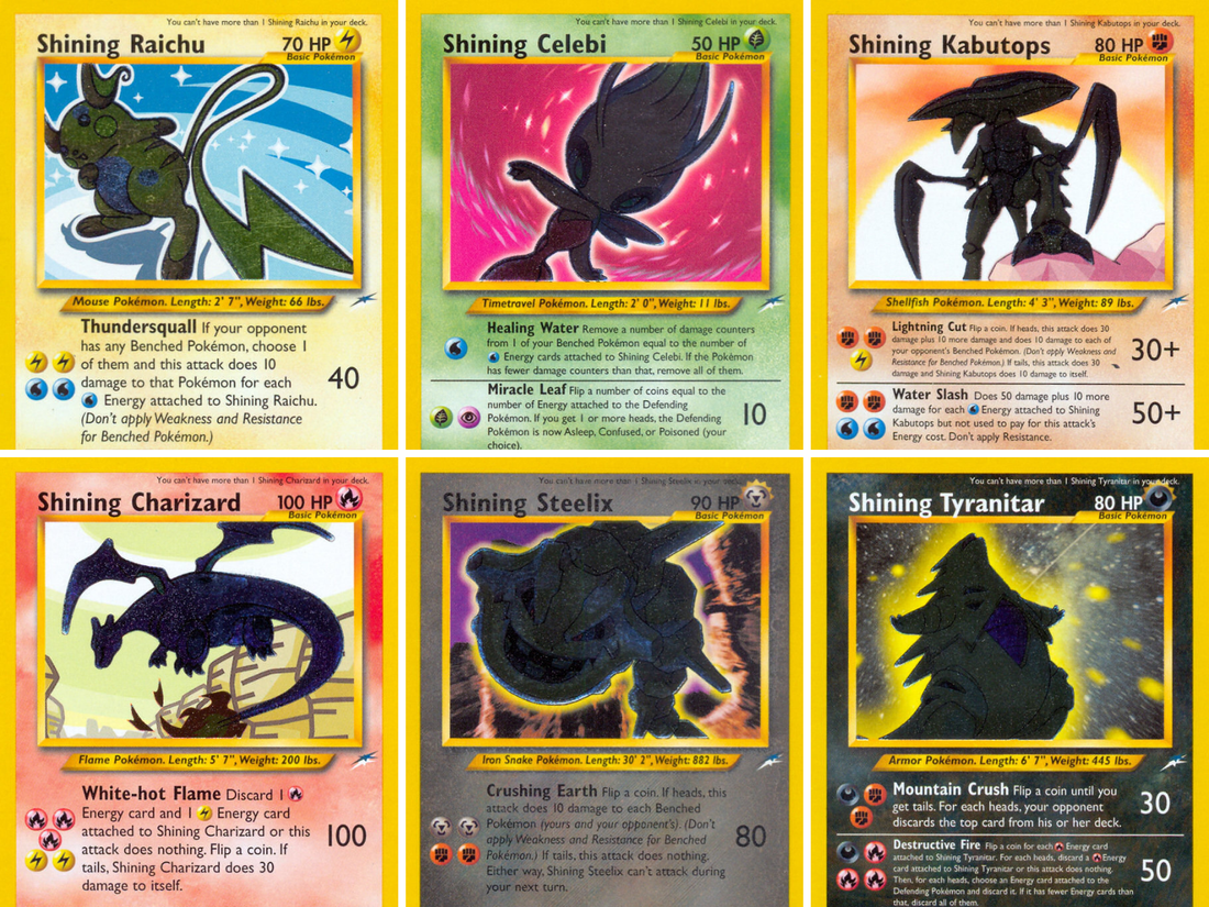 Shining Pokémon kaarten: complete geschiedenis en verzamelgids
