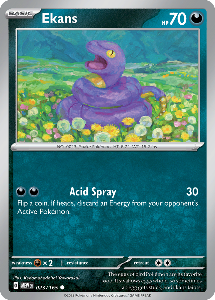 151 Set Ekans #23/165