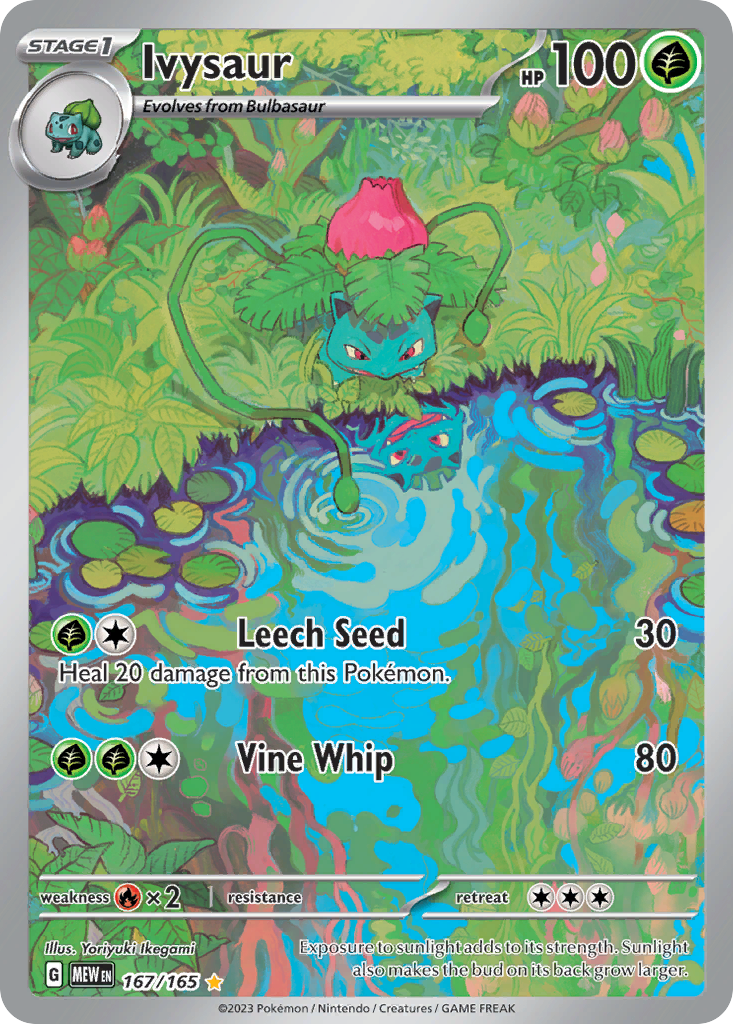 151 Set Ivysaur #167/165
