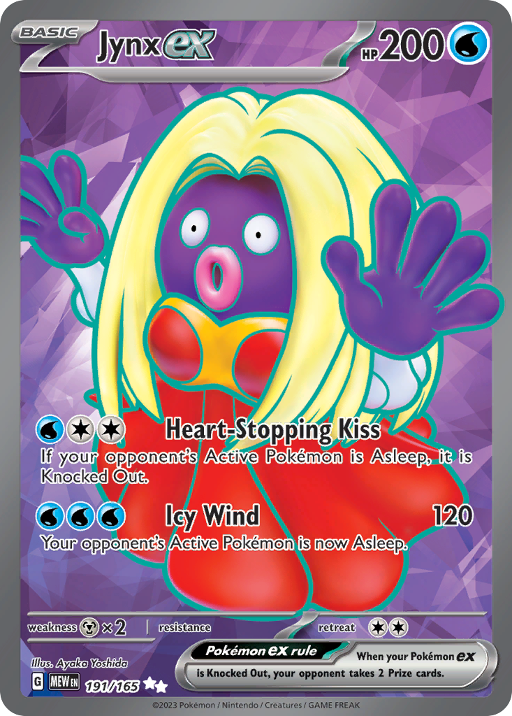 151 Set Jynx EX #191/165