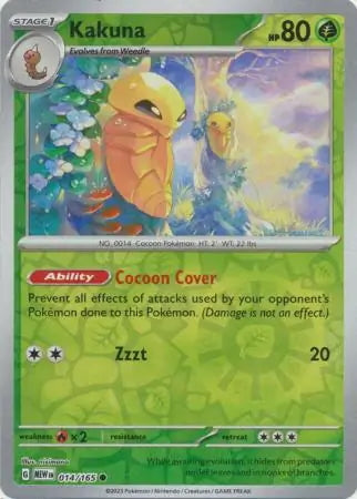 151 Set Kakuna #14/165 reverse holo