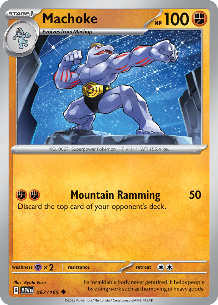 151 Set Machoke #67/165