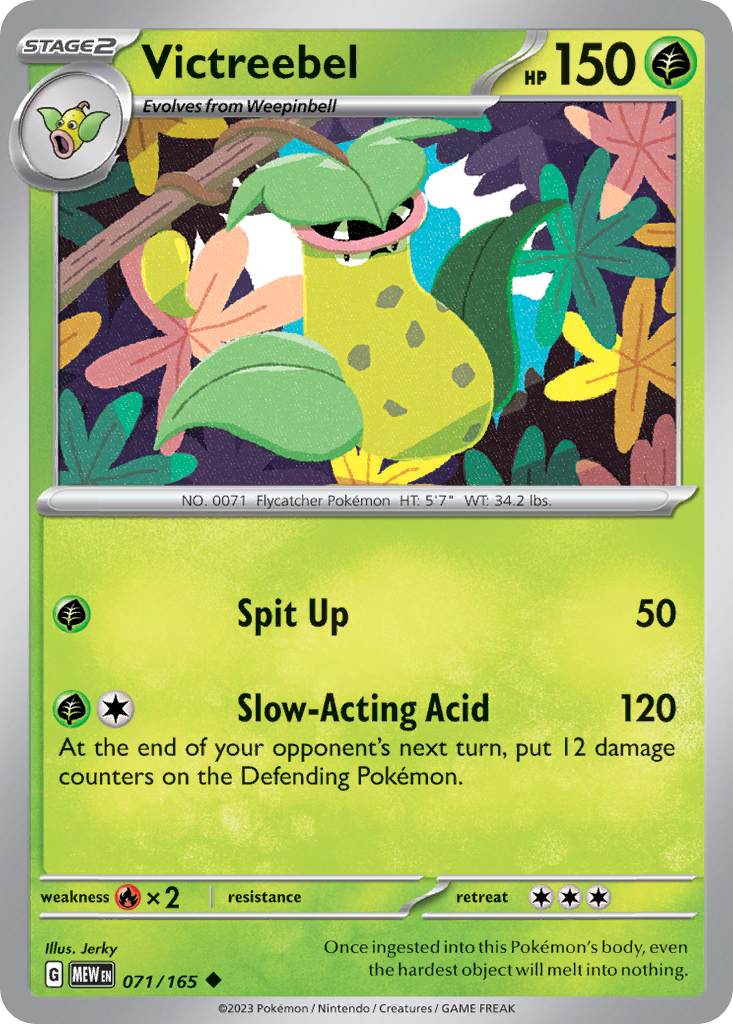 151 Set Victreebel #71/165