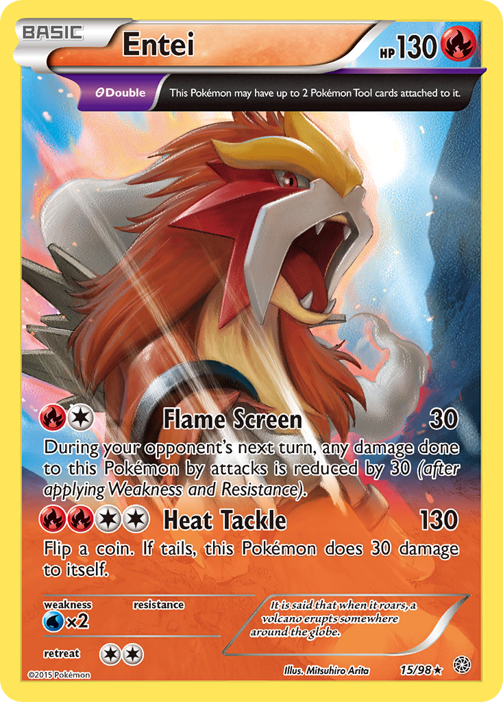 Ancient Origins Holo Entei #15/98
