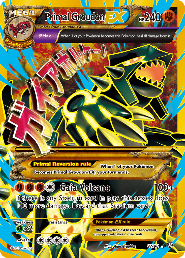 Ancient Origins Primal Groudon #97/98