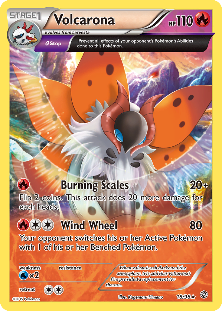 Ancient Origins Volcarona #18/98