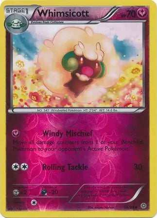 Ancient Origins Whimsicott #56/98 reverse holo