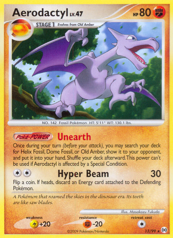 Arceus Set Aerodactyl #13/99