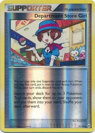 Arceus Set Department Store Girl #85/99 reverse holo