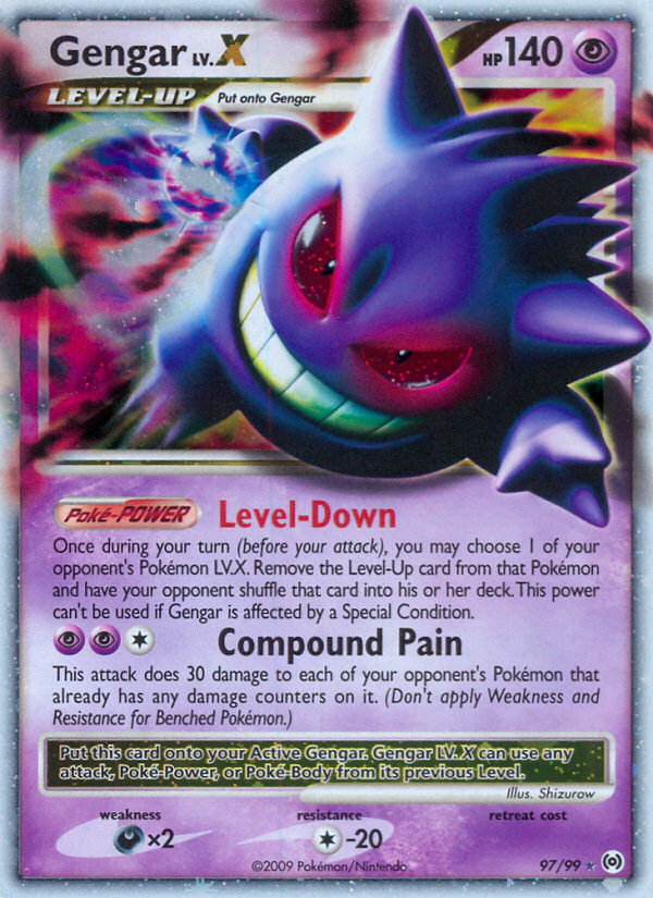 Arceus Set Gengar LV. X #97/99