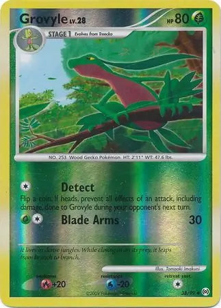 Arceus Set Grovyle #38/99 reverse holo