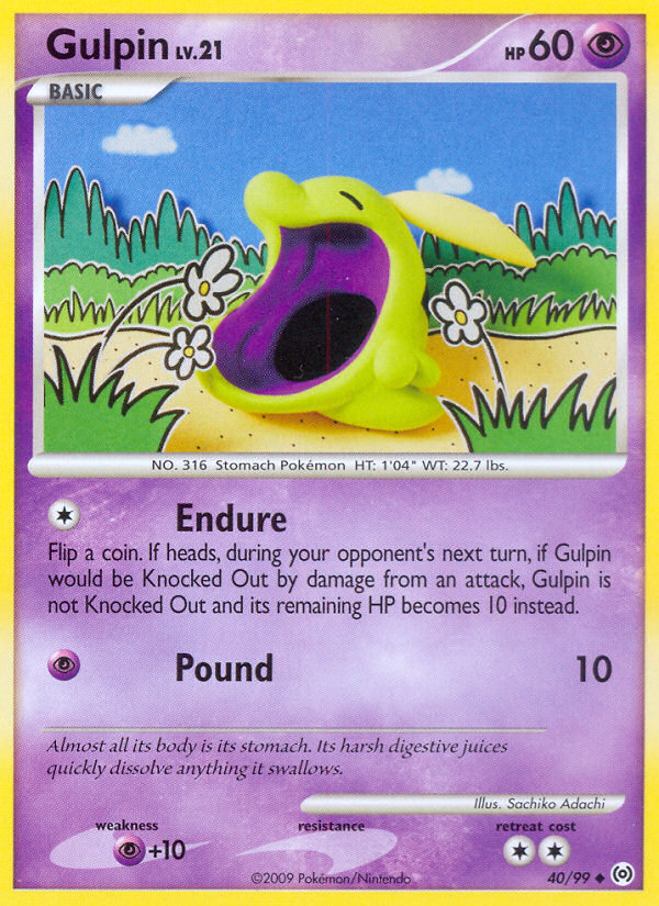Arceus Set Gulpin #40/99