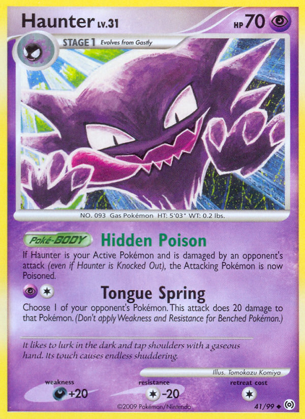 Arceus Set Haunter #41/99