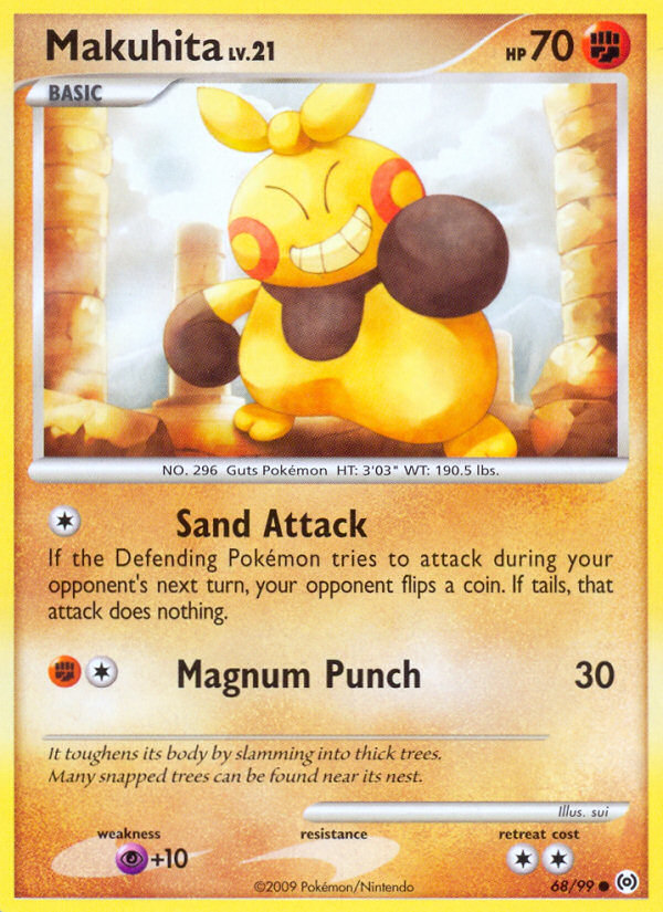 Arceus Set Makuhita #68/99