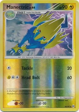 Arceus Set Manectric #44/99 reverse holo