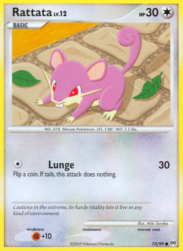 Arceus Set Rattata #73/99
