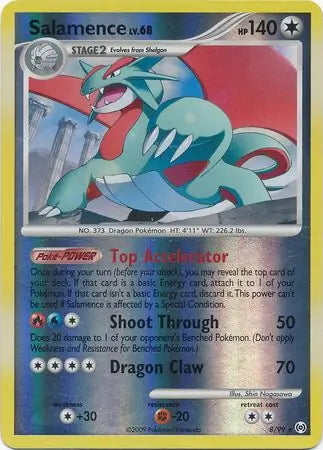 Arceus Set Salamence #8/99 reverse holo