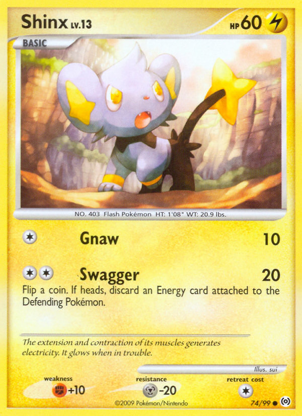 Arceus Set Shinx #74/99