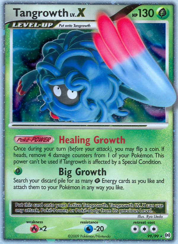 Arceus Set Tangrowth LV. X #99/99