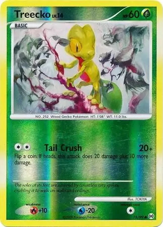 Arceus Set Treecko #78/99 reverse holo