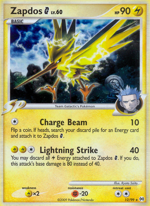 Arceus Set Zapdos G #12/99
