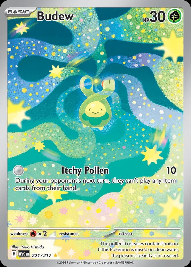 Ascended Heroes Budew #221/217