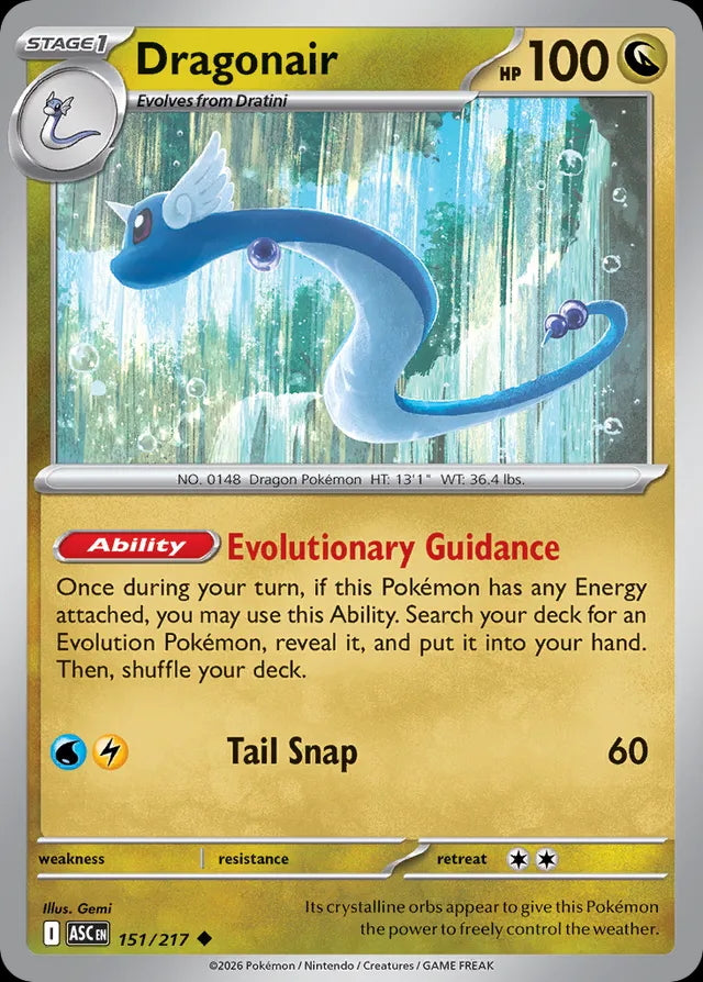 Ascended Heroes Dragonair #151/217