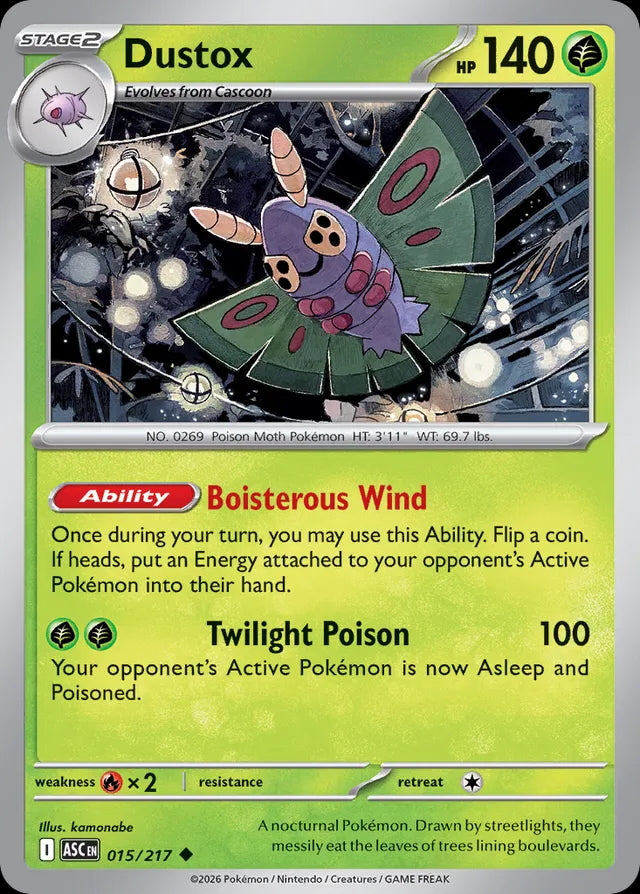 Ascended Heroes Dustox #015/217