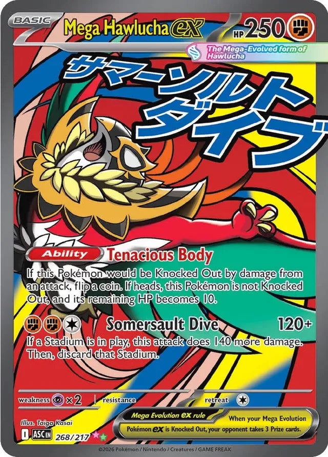 Ascended Heroes Mega Hawlucha ex #268/217