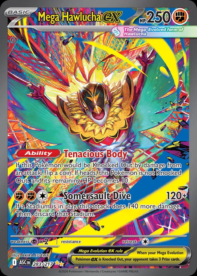 Ascended Heroes Mega Hawlucha ex #283/217