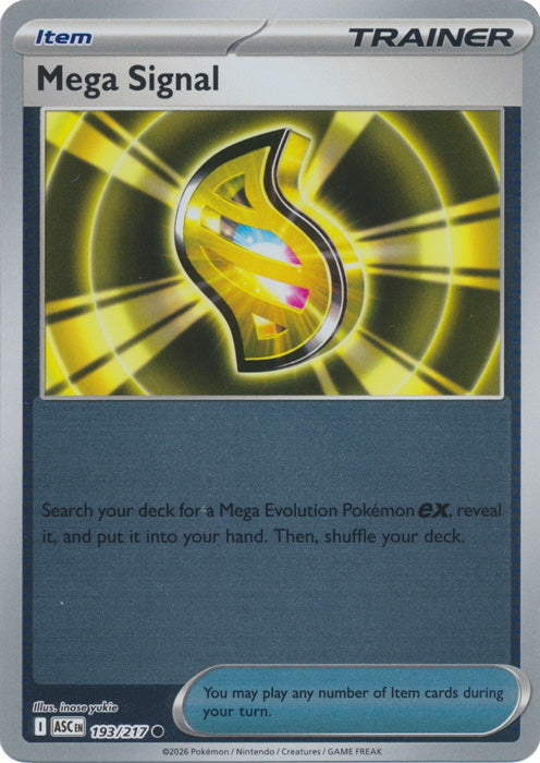 Ascended Heroes Mega Signal #193/217 Reverse Holo