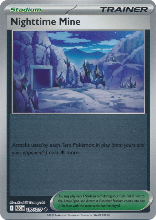 Ascended Heroes Nighttime Mine #197/217 Reverse Holo