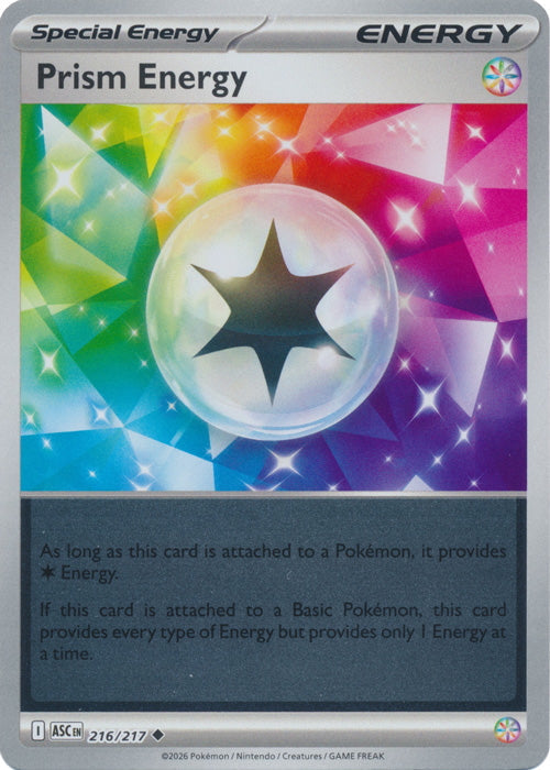 Ascended Heroes Prism Energy #216/217 Reverse Holo