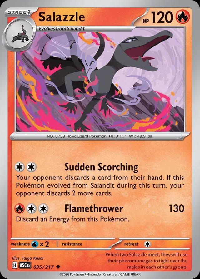 Ascended Heroes Salazzle #035/217