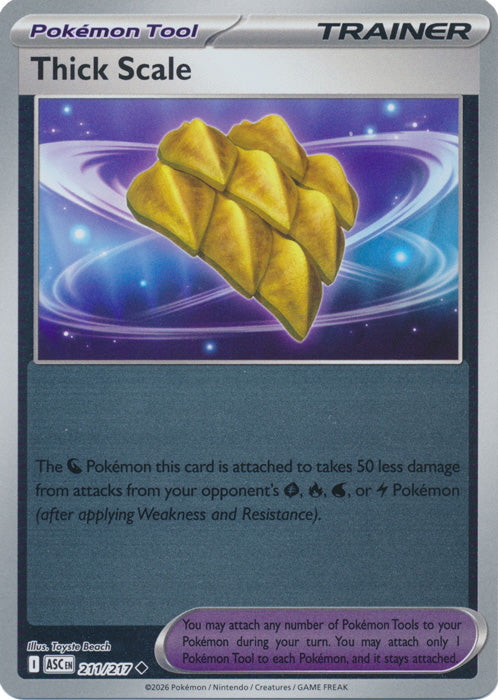 Ascended Heroes Thick Scale #211/217 Reverse Holo