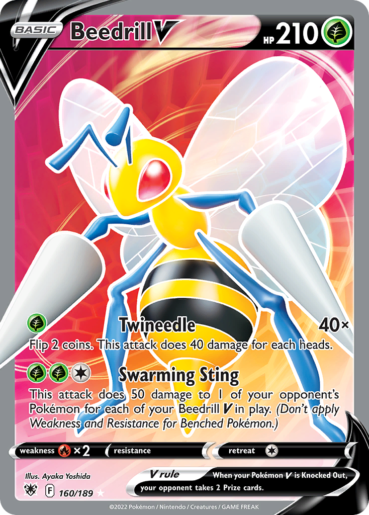 Astral Radiance Beedrill V #160/189