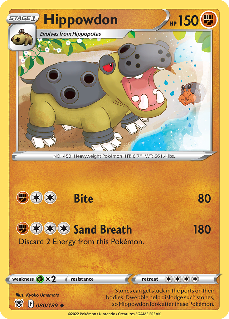 Astral Radiance Hippowdon #80/189
