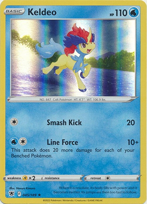 Astral Radiance Holo Keldeo #45/189