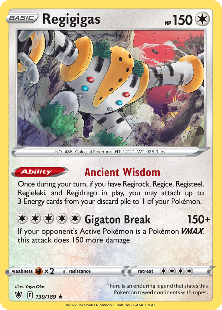 Astral Radiance Holo Regigigas #130/189