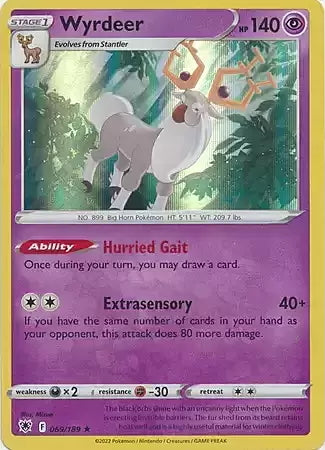 Astral Radiance Holo Wyrdeer #69/189