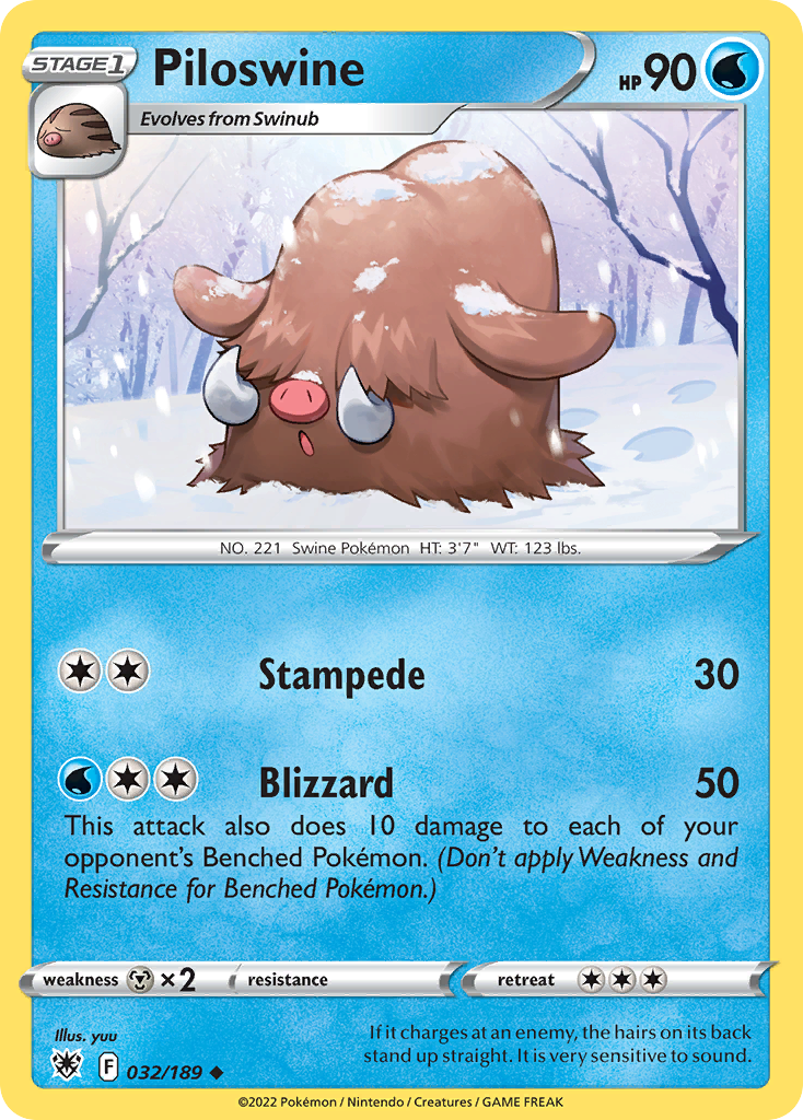 Astral Radiance Piloswine #32/189