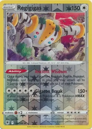 Astral Radiance Regigigas #130/189 reverse holo