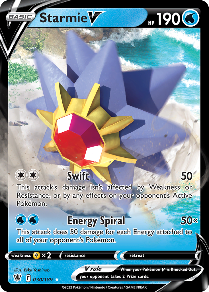 Astral Radiance Starmie V #30/189