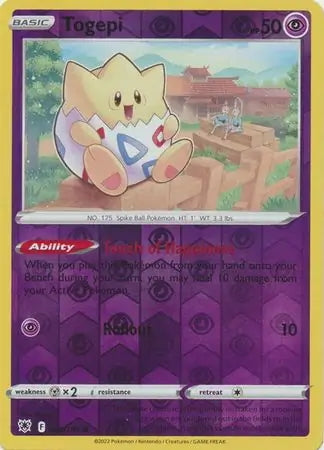 Astral Radiance Togepi #55/189 reverse holo